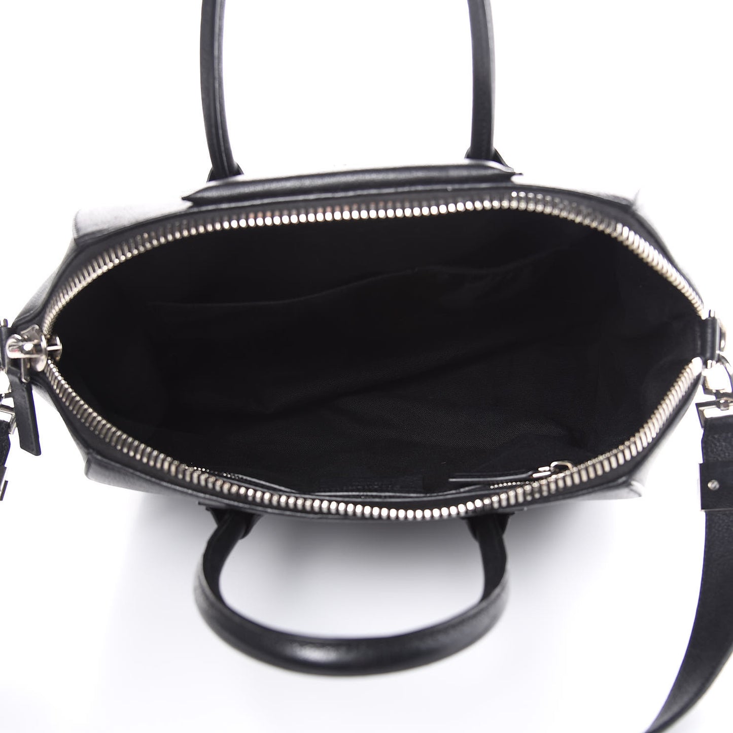 Sugar Goatskin Medium Antigona Black