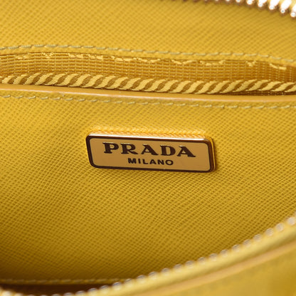 Prada Saffiano Lux Mini Promenade Tote Yellow 5 of 25