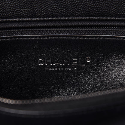 Chanel Caviar Lizard Quilted Small Coco Handle Flap Black 6 of 10