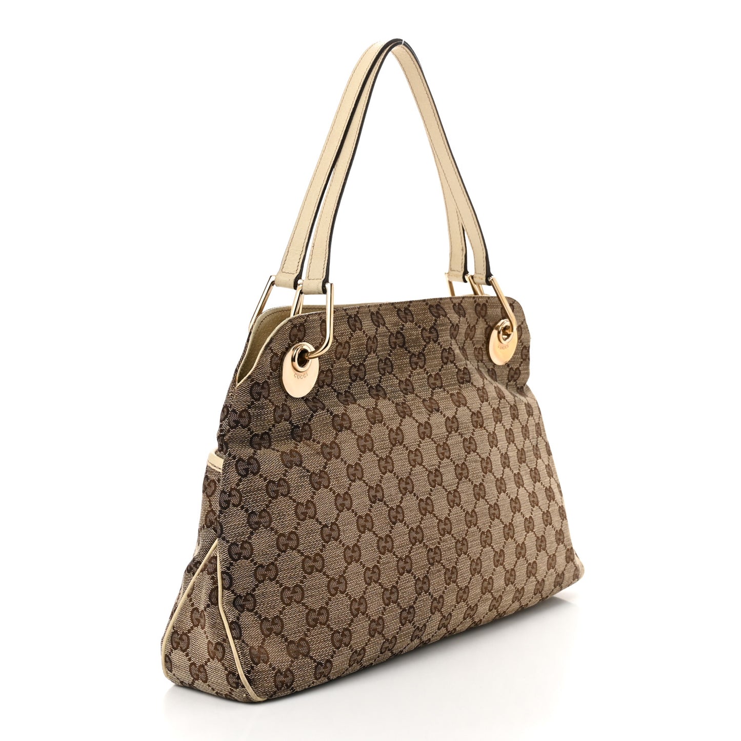 Monogram Medium Eclipse Shoulder Bag Off White