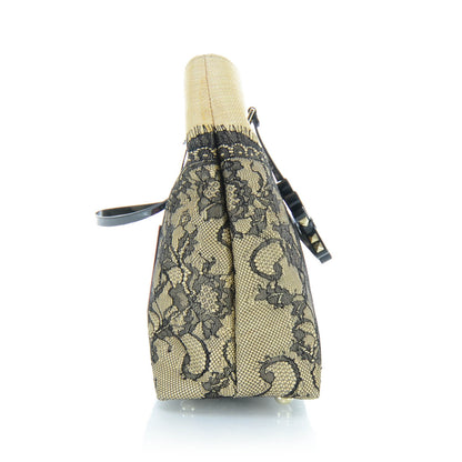 Valentino Garavani Raffia Straw and Lace Tote 6 of 13