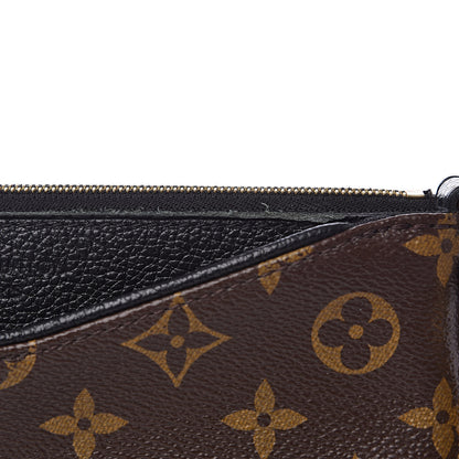 Louis Vuitton Monogram Pallas Clutch Black 10 of 13