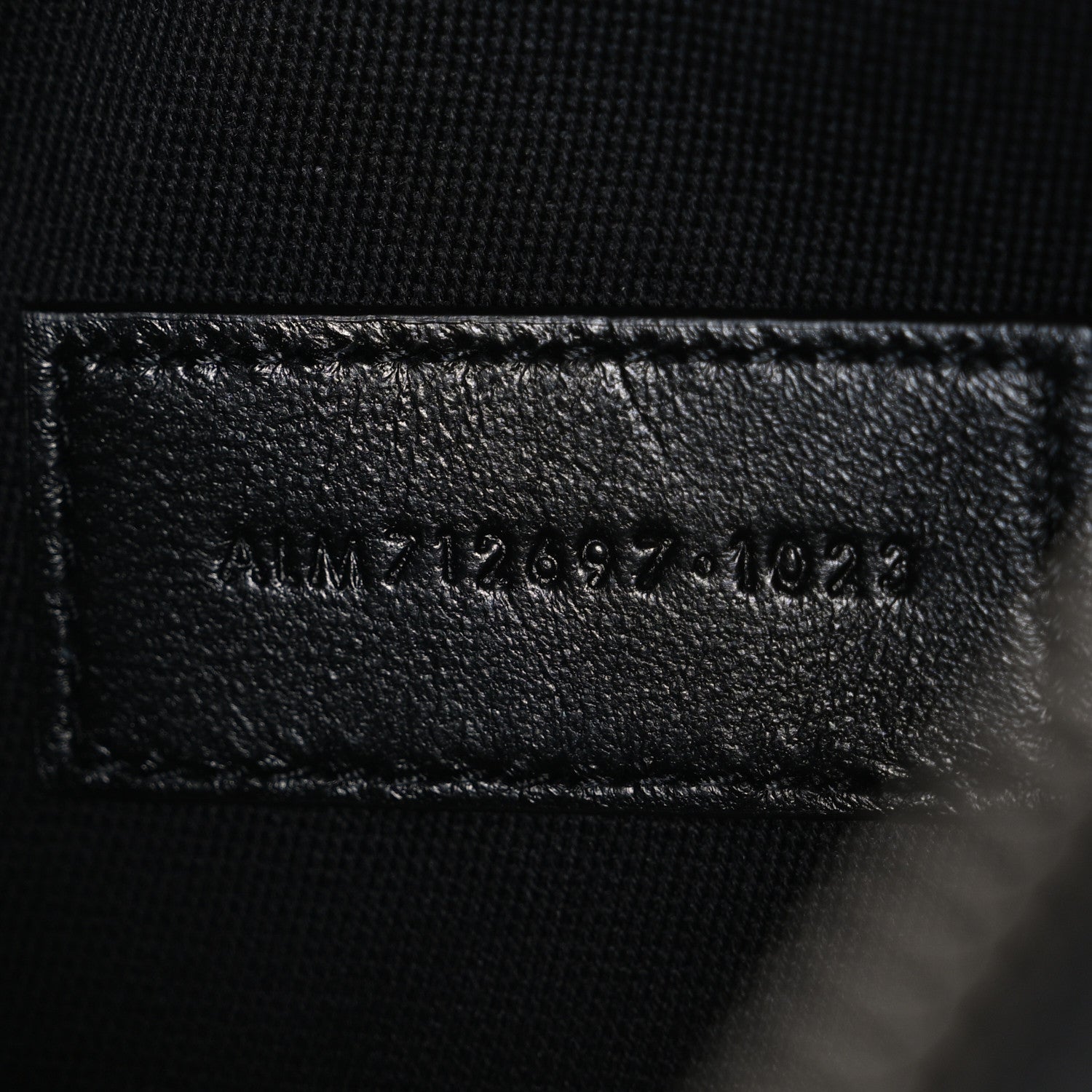 Saint Laurent Grain De Poudre Zippered Pouch Black 7 of 7
