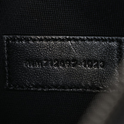 Saint Laurent Grain De Poudre Zippered Pouch Black 7 of 7