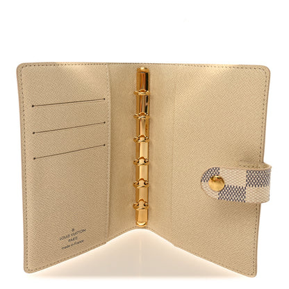 Louis Vuitton Damier Azur Small Ring Agenda Cover 5 of 6