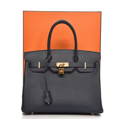 Hermes Epsom Birkin 30 Bleu Indigo 31 of 31