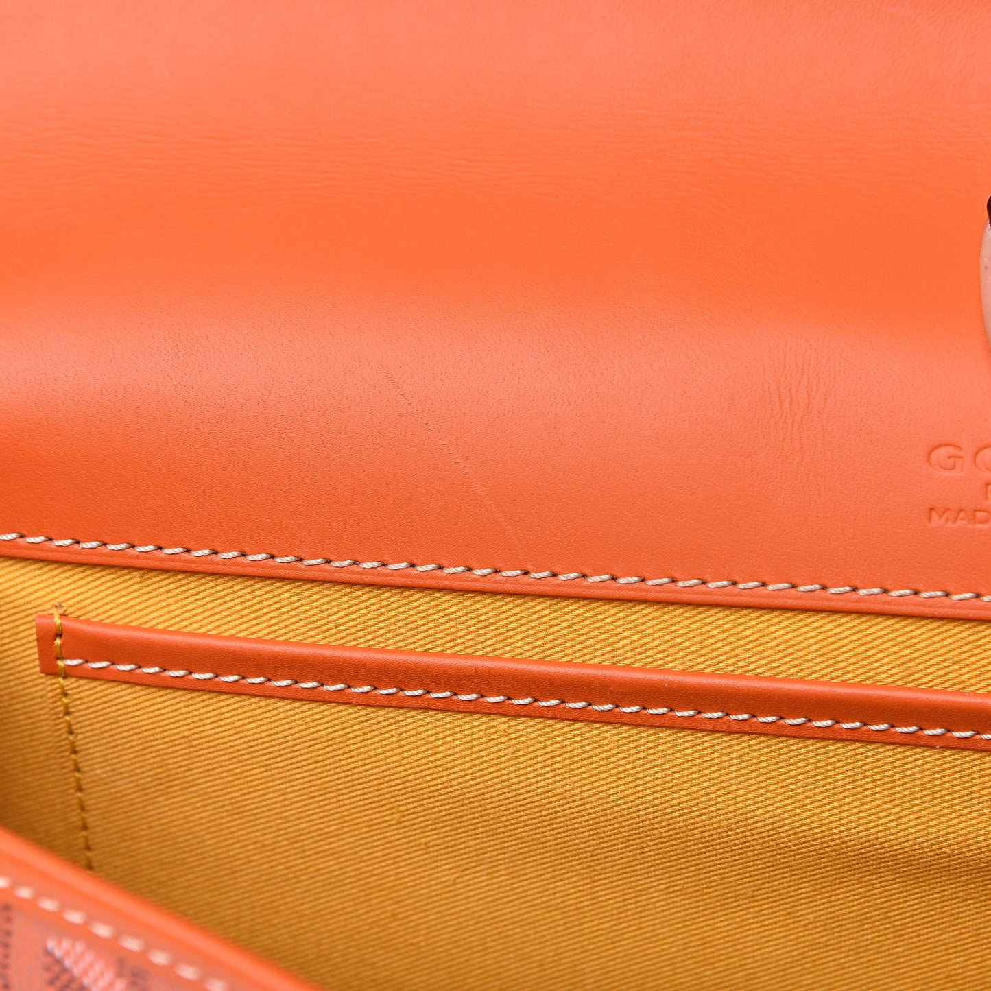 Goyardine Belvedere II MM Messenger Bag Orange
