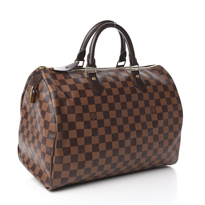 Louis Vuitton Damier Ebene Speedy 35 2 of 10