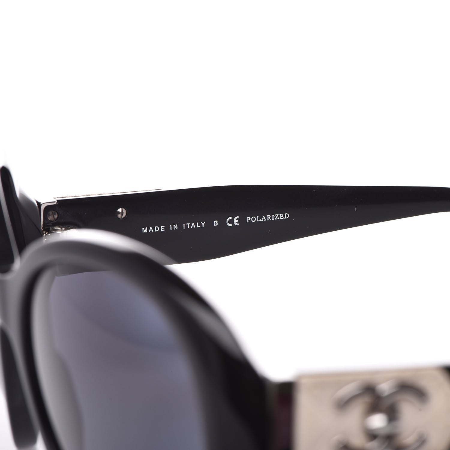 Chanel Acetate CC Turnlock Sunglasses 5235-Q Black Beige 6 of 8