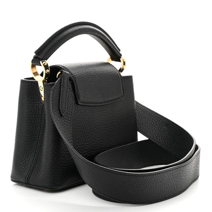 Louis Vuitton Taurillon Mini Capucines Black 3 of 9