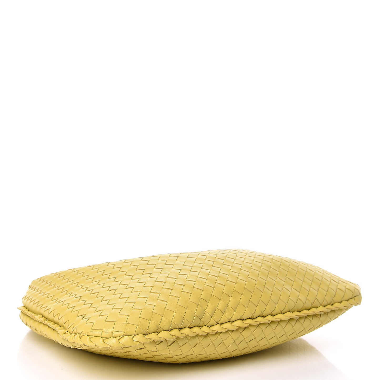 Nappa Intrecciato Medium Veneta Hobo Moutarde
