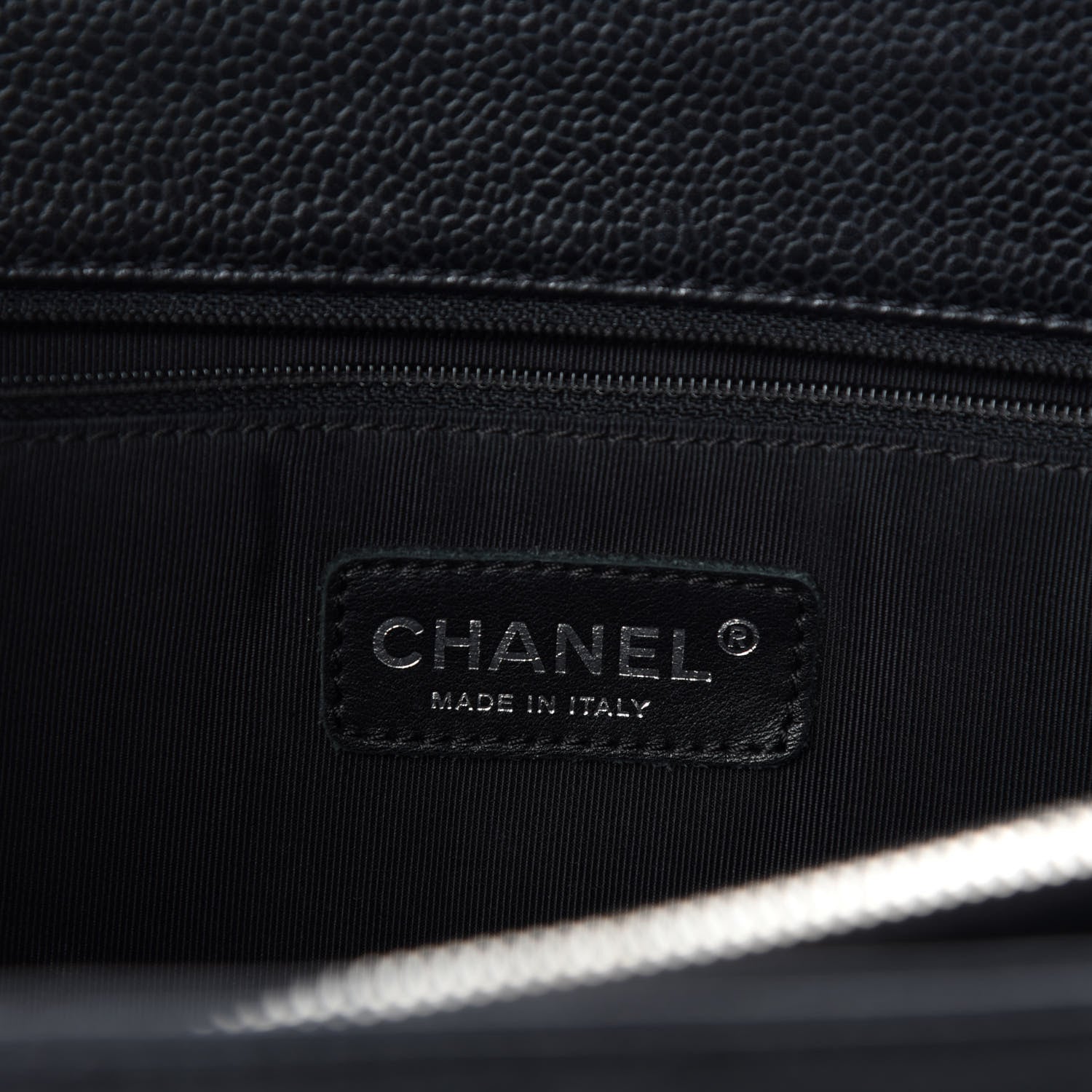 Chanel Caviar Quilted Grand Shopping Tote GST Black 8 of 10