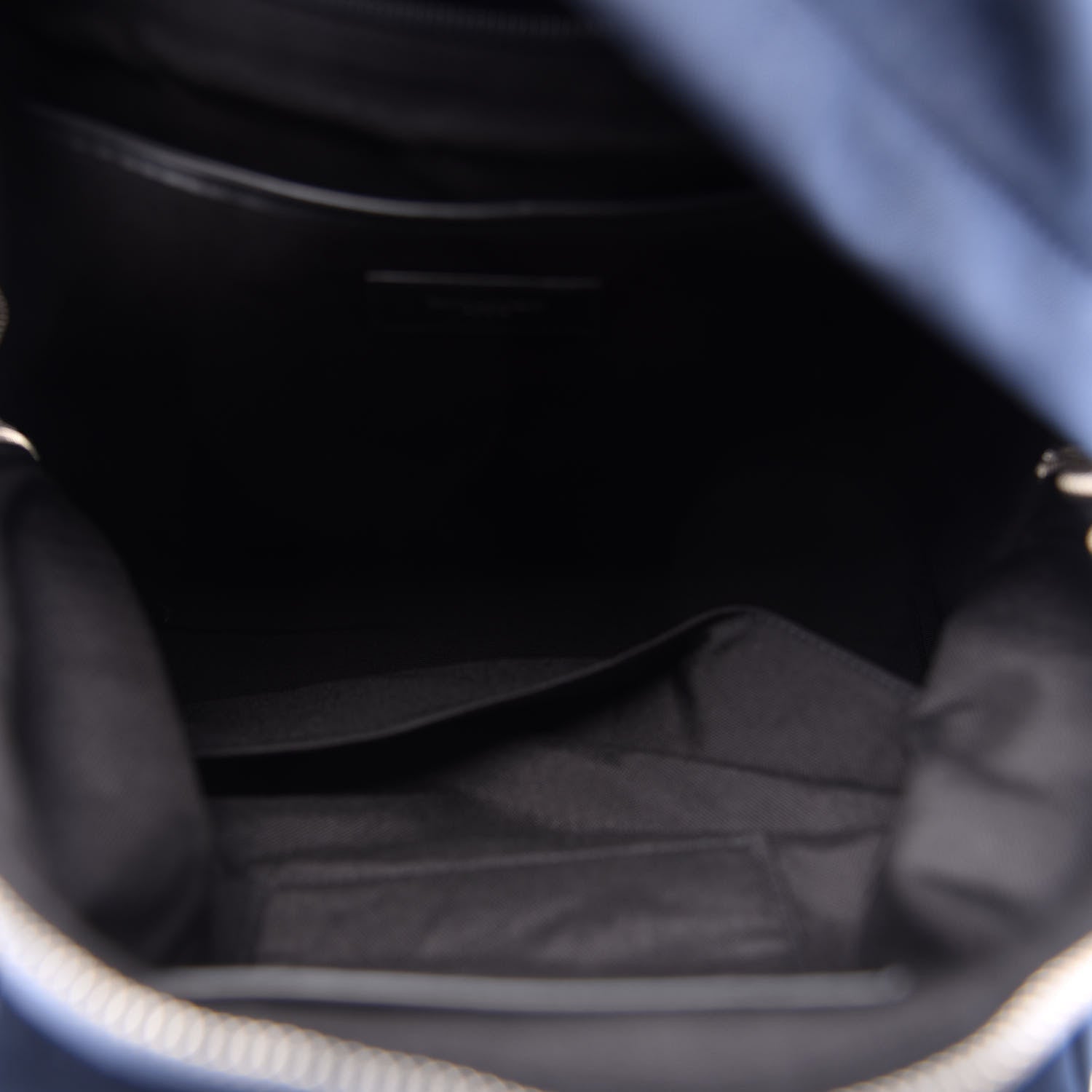 Saint Laurent Canvas City Backpack Navy 4 of 9