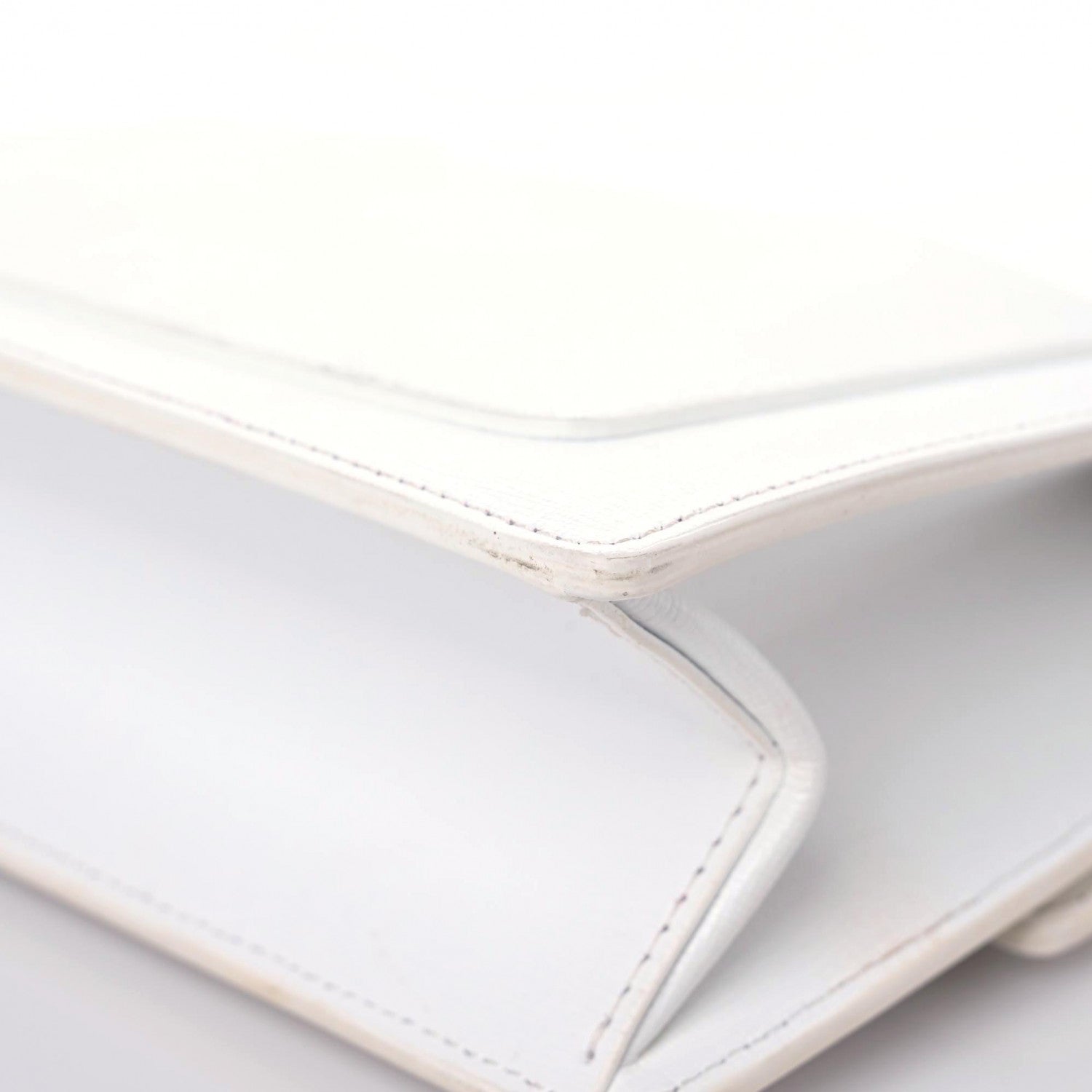 Off-White Saffiano Jitney 1.4 Top Handle Bag White 8 of 21