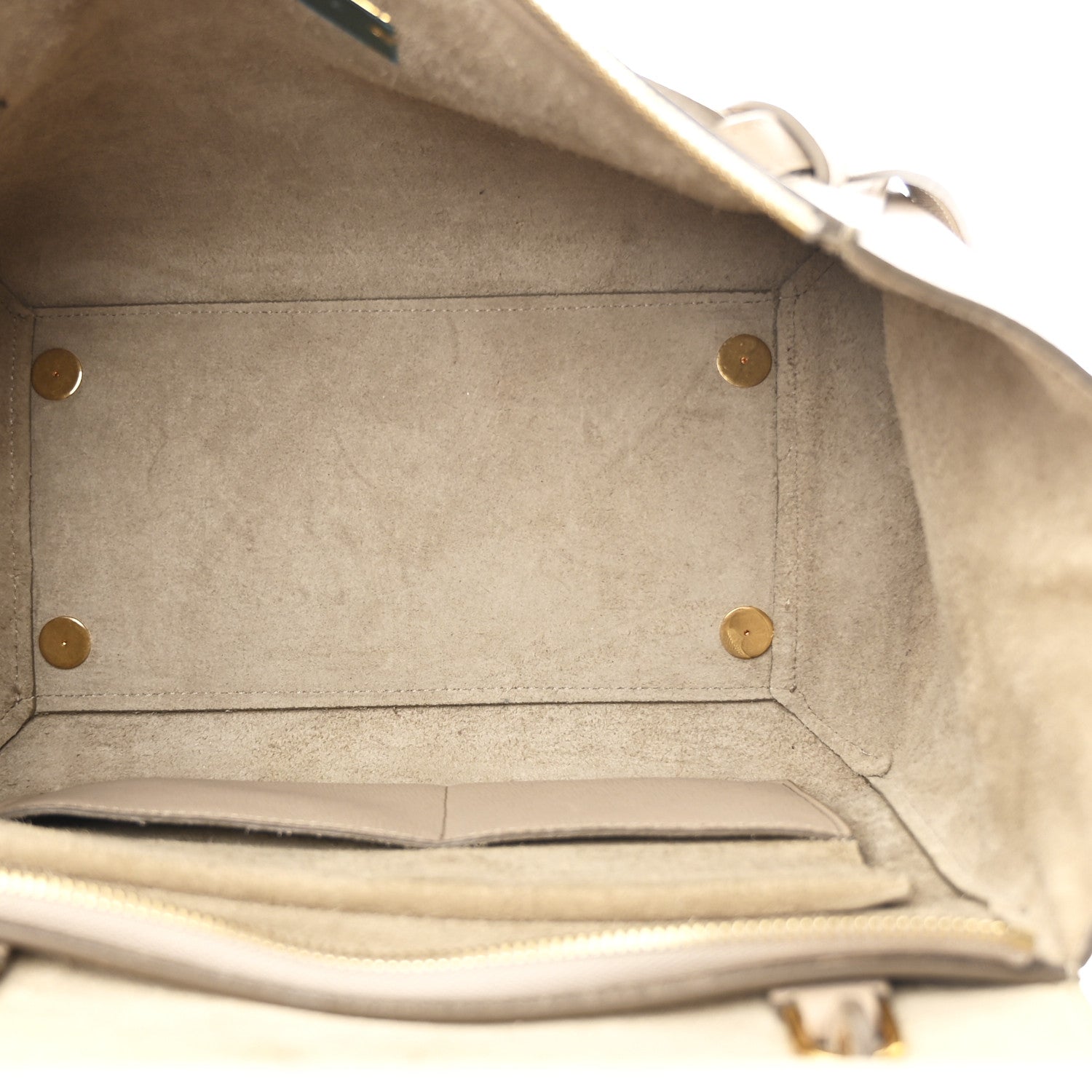Celine Grained Calfskin Mini Belt Bag Light Taupe 5 of 13