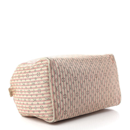 Louis Vuitton Mini Lin Croisette Speedy 30 Rouge 4 of 13