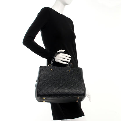 Louis Vuitton Empreinte Montaigne GM Black 3 of 9