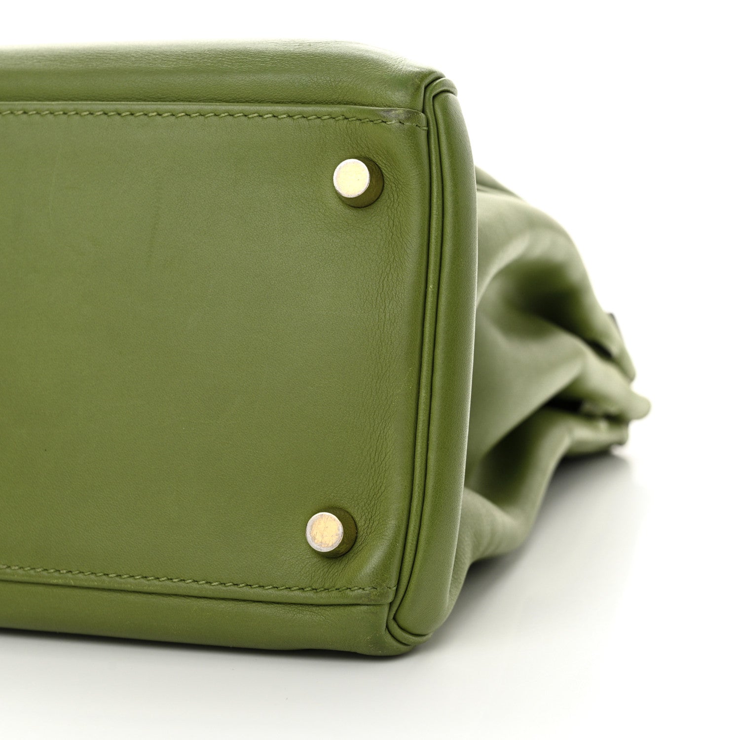 Hermes Swift Kelly Retourne 35 Pelouse 10 of 13