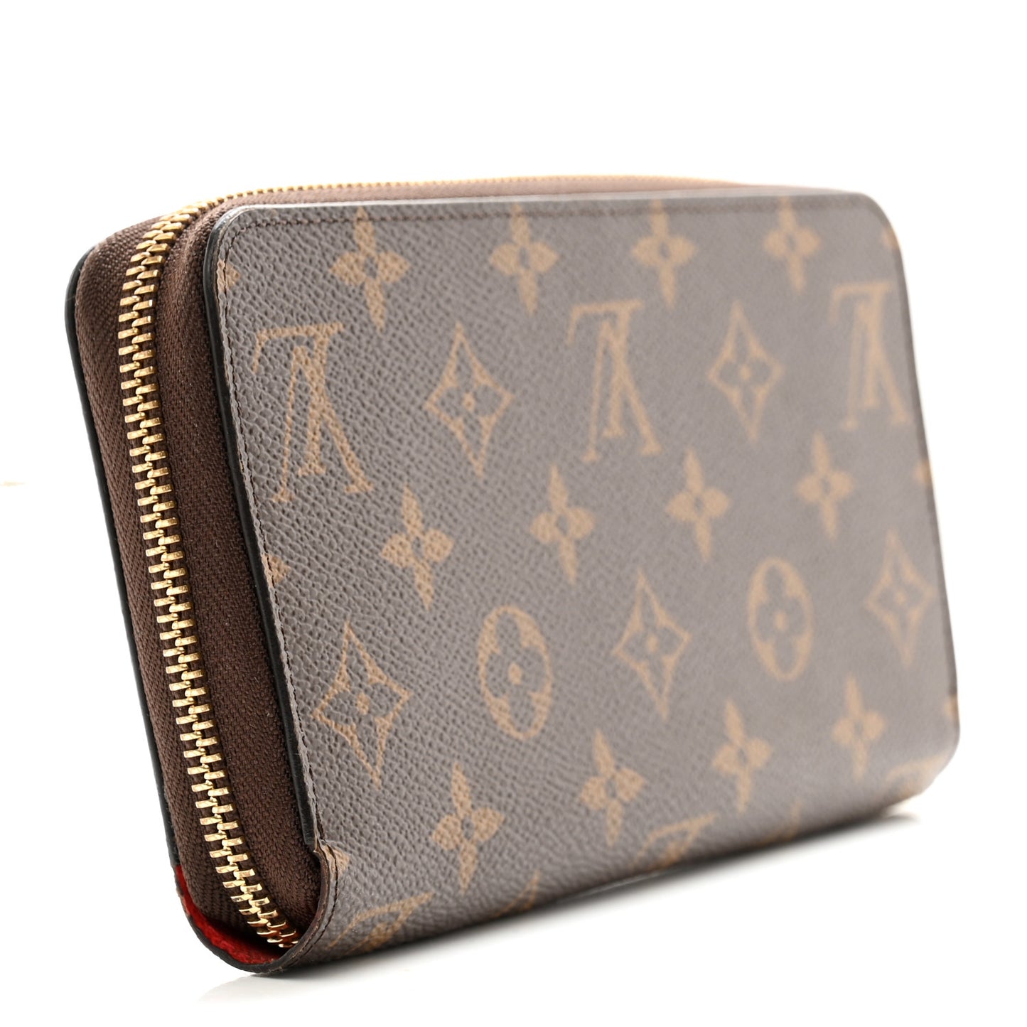 Monogram Zippy Wallet Coquelicot
