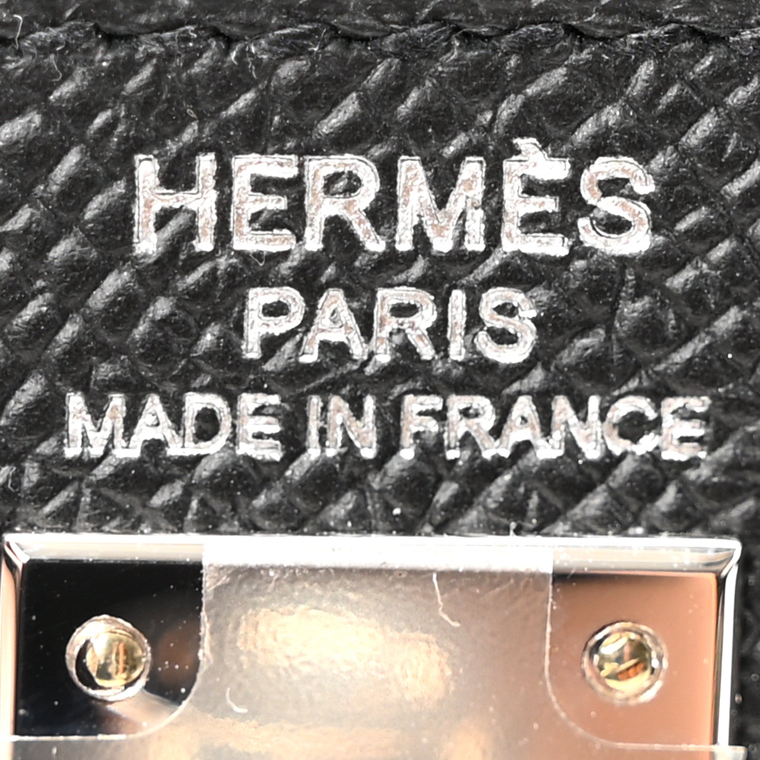 Hermes Epsom Kelly Sellier 25 Black 6 of 9