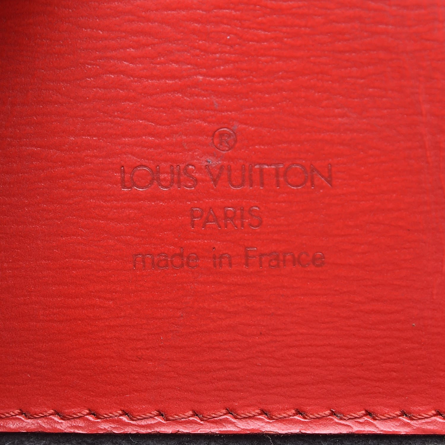 Louis Vuitton Epi Cluny Castillan Red 8 of 10