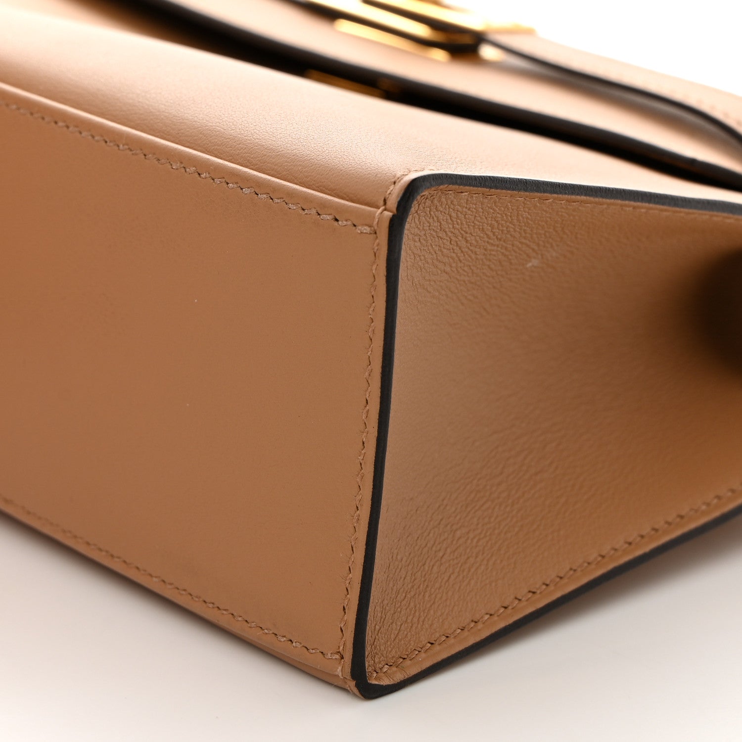 Hermes Swift Kelly Pochette Clutch Chai 9 of 10
