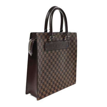 Louis Vuitton Damier Ebene Venice Sac Plat GM 3 of 10