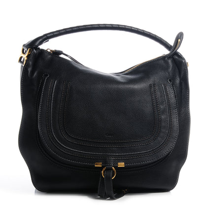 Chloe Calfskin Large Marcie Hobo Black 1 of 7