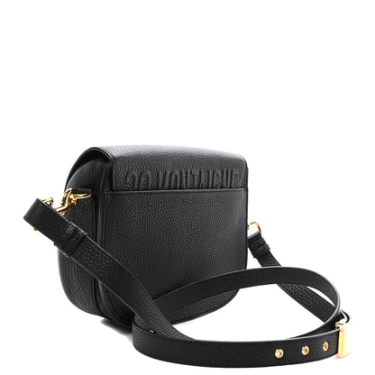 Christian Dior Grained Calfskin Medium Bobby Flap Black 3 of 9