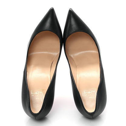 Christian Louboutin Shiny Nappa Pigalle Follies 100 Pumps 39 Black 2 of 11