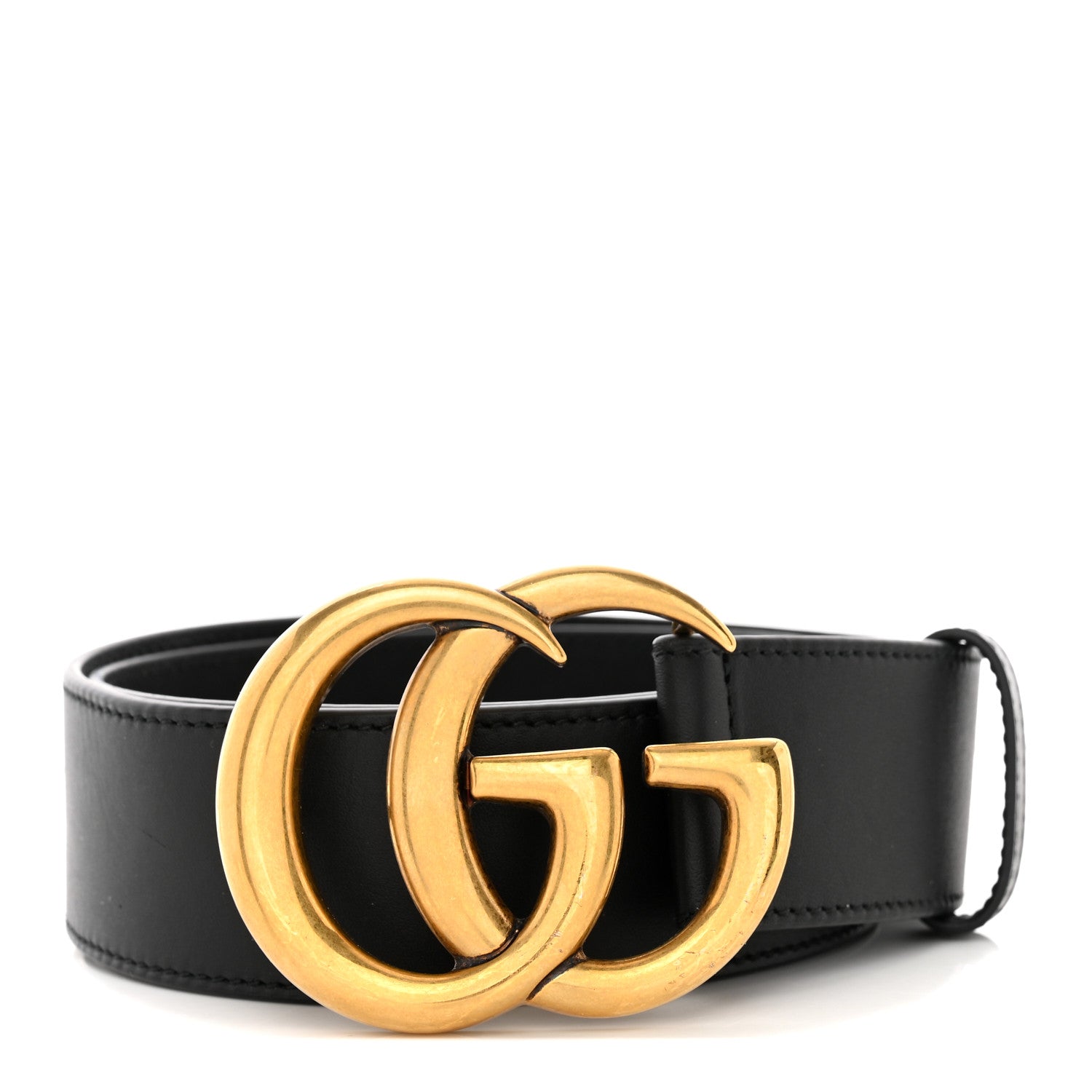 Gucci Calfskin Double G 40mm Belt 70 28 Black 1 of 7