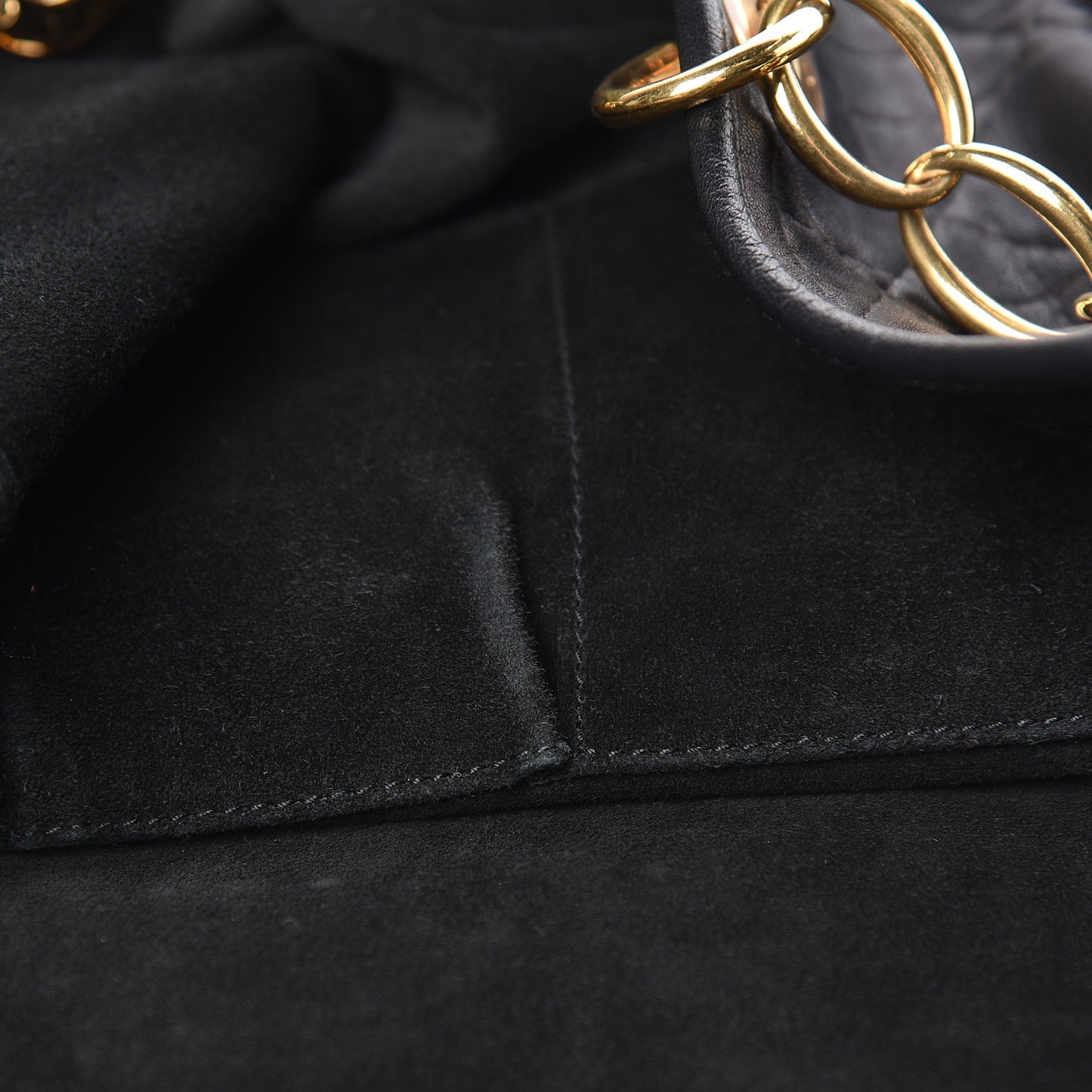 Lambskin Cannage Dior Soft Shopping Tote Black