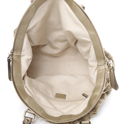 Gucci Monogram Medium Sukey Boston Champagne 5 of 13