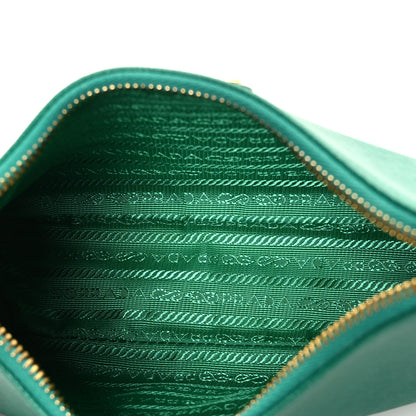 Prada Saffiano Lux Mini Re-Edition Shoulder Bag Mango 5 of 10