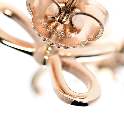 Tiffany 18K Yellow Gold Bow Earrings 4 of 4