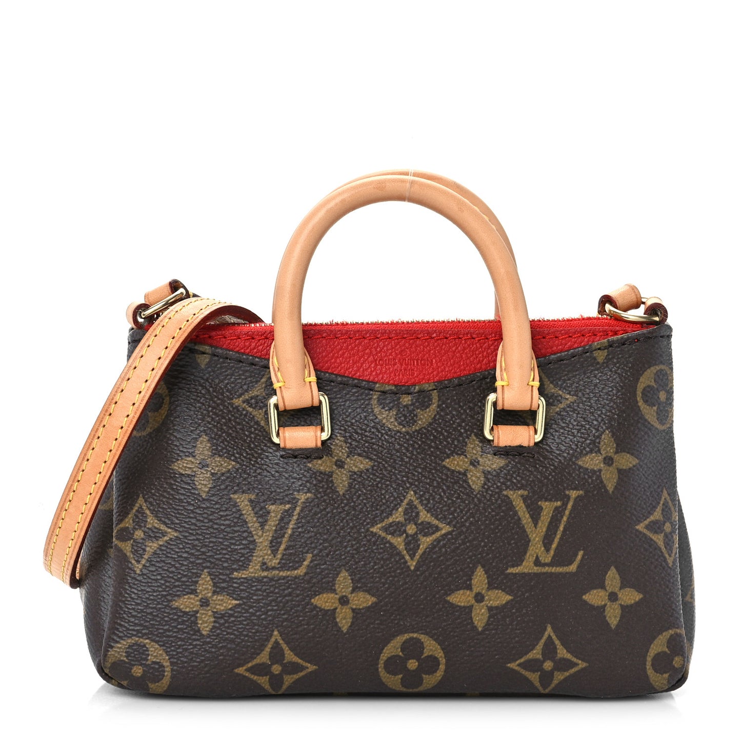 Monogram Nano Pallas Cherry