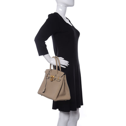 Hermes Togo Birkin 30 Trench 2 of 11