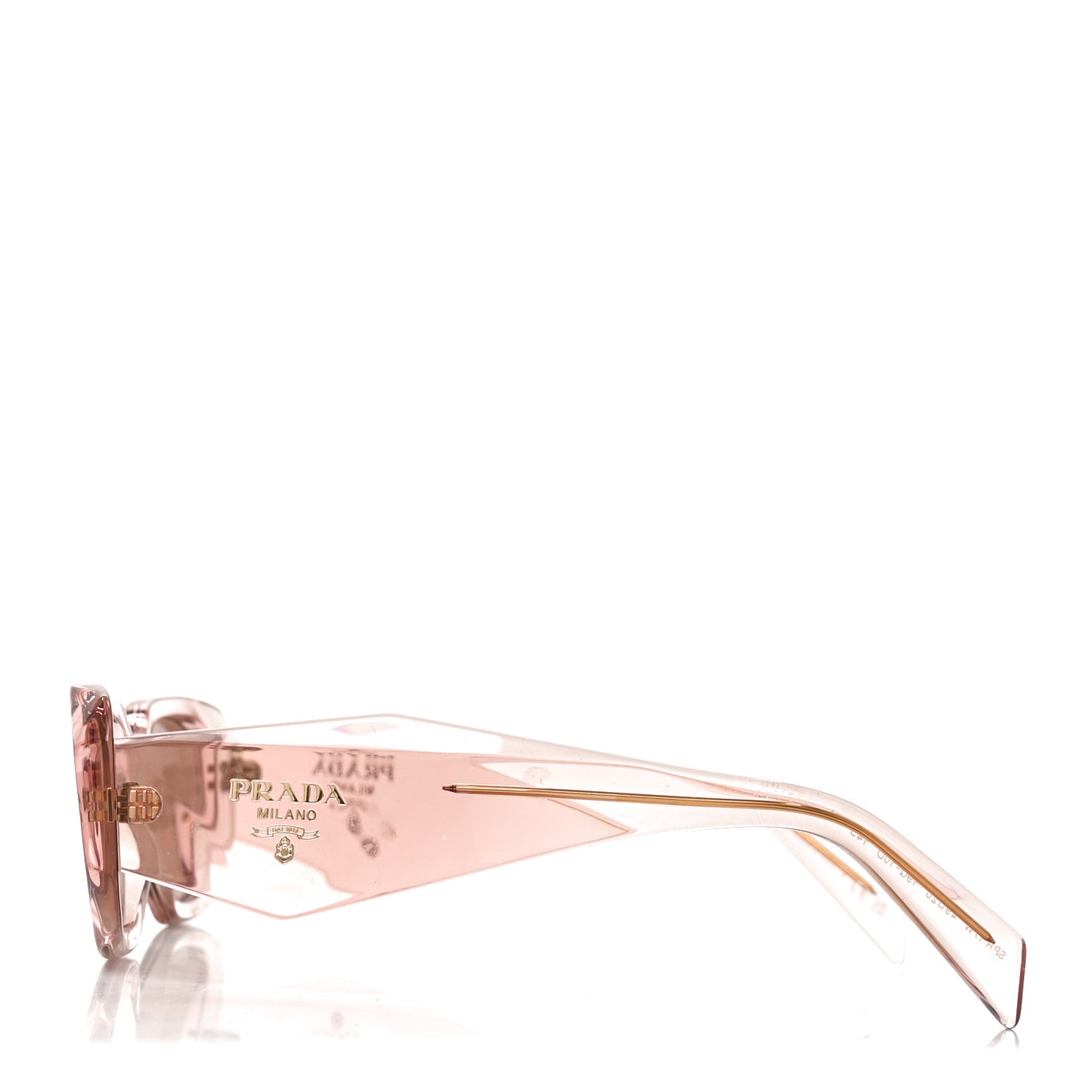 Acetate Symbole Sunglasses SPR 17W Transparent Pink