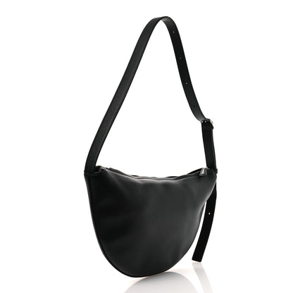 The Row Finely Grained Calfskin Jouvette Bag Black 3 of 11