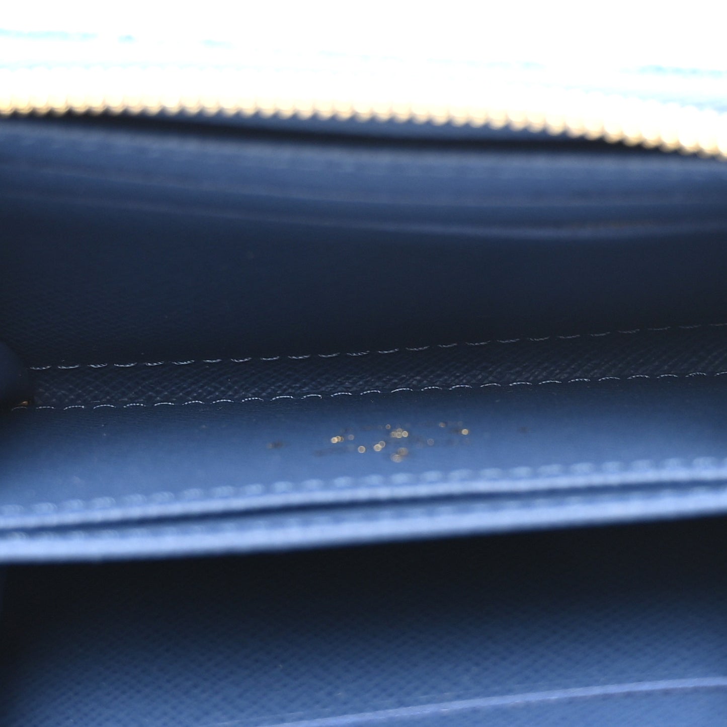 Denim Monogram Zippy Coin Purse Blue