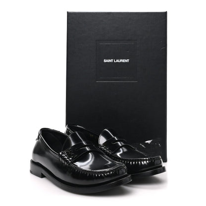 Saint Laurent Magnum Lux Chunky Le Loafer Penny Slippers 35.5 Black 9 of 9