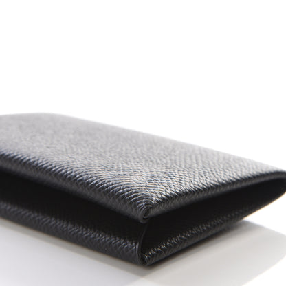 Hermes Epsom Calvi Card Case Black 6 of 8