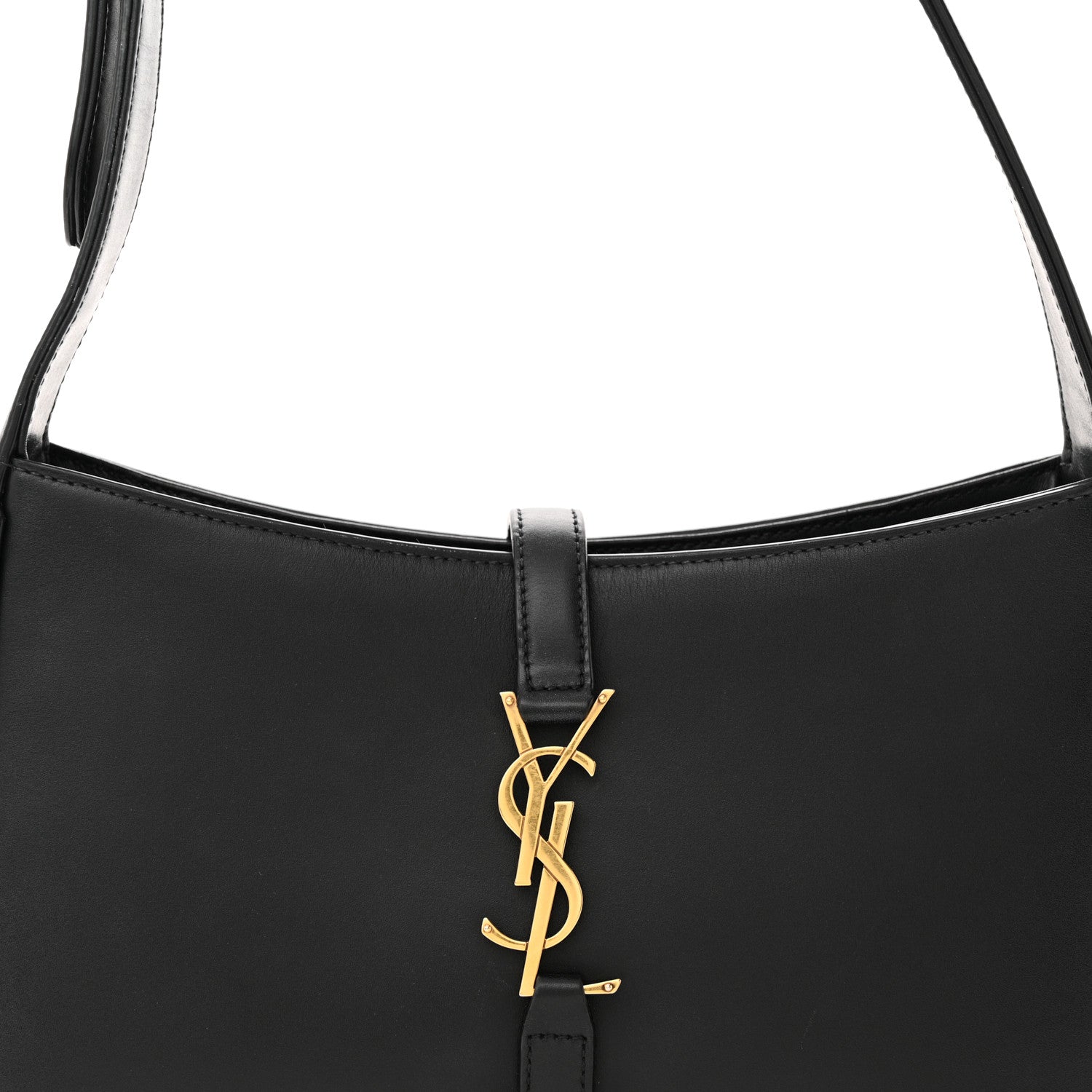 Saint Laurent Smooth Calfskin Le 5 A 7 Hobo Black 5 of 10