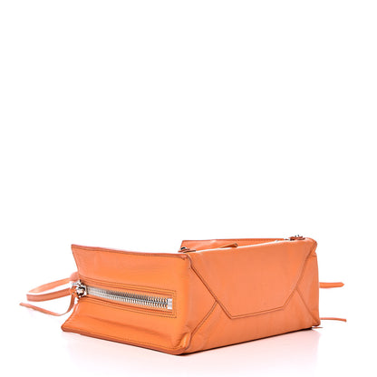 Balenciaga Calfskin Papier Mini A4 Zip Around Tote Orange 4 of 10