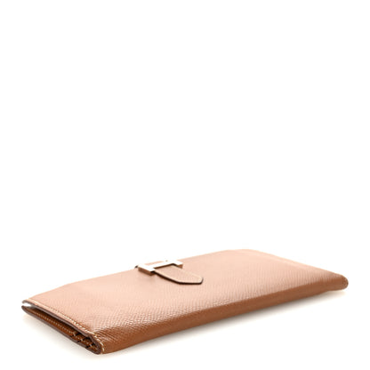 Hermes Courchevel Bearn Gusset Wallet Gold 4 of 7