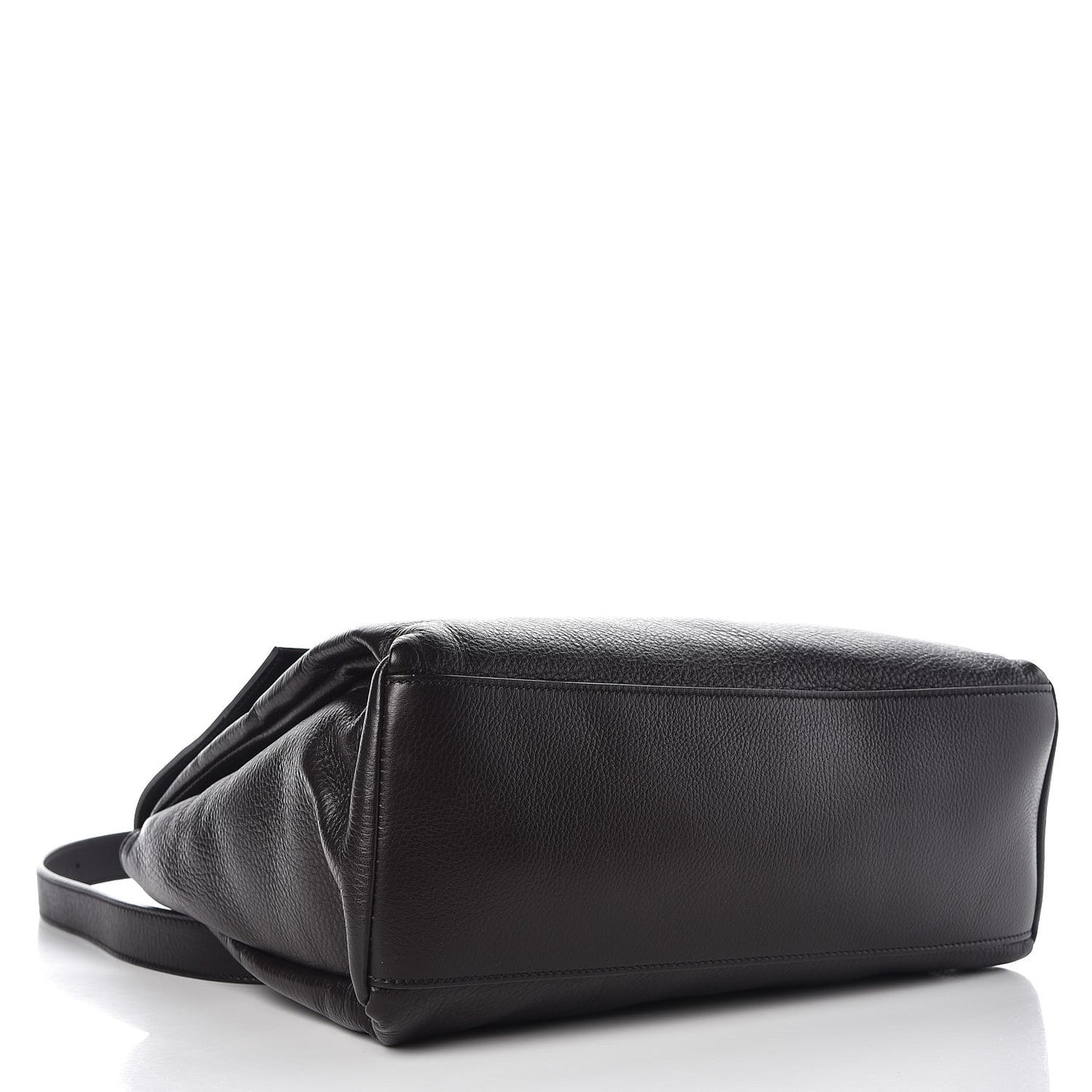 Calfskin Small Pandora Pure Flap Bag Black