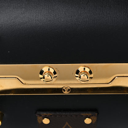 Louis Vuitton Calfskin Monogram Speedy Doctor 25 Black 29 of 33