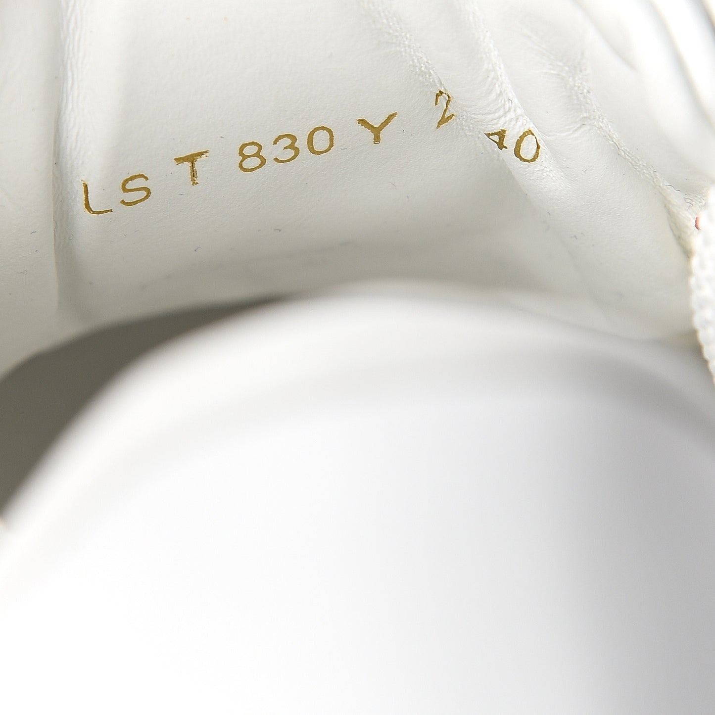 Calfskin Mens Rockstud Open Sneakers 40 White Goldfish