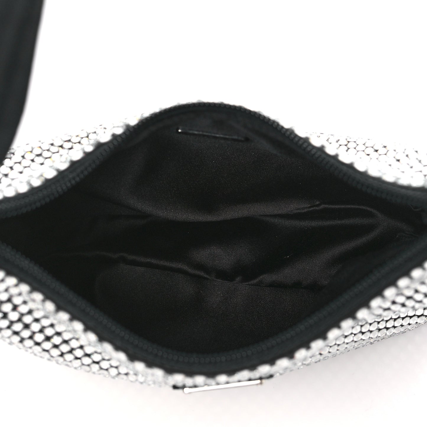 Satin Crystal Mini Re-Edition 2000 Bag Cristal