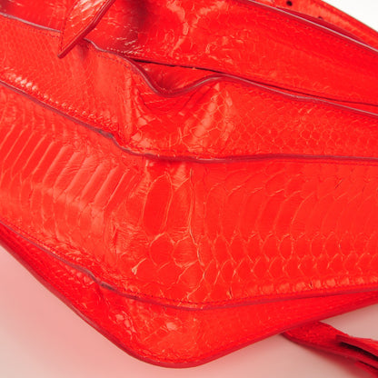 Proenza Schouler Python PS1 Tote Neon Red 6 of 13